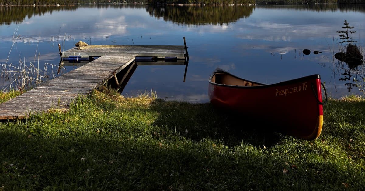 Le canoë avec son chien : l'autre visage de la Laponie l'été